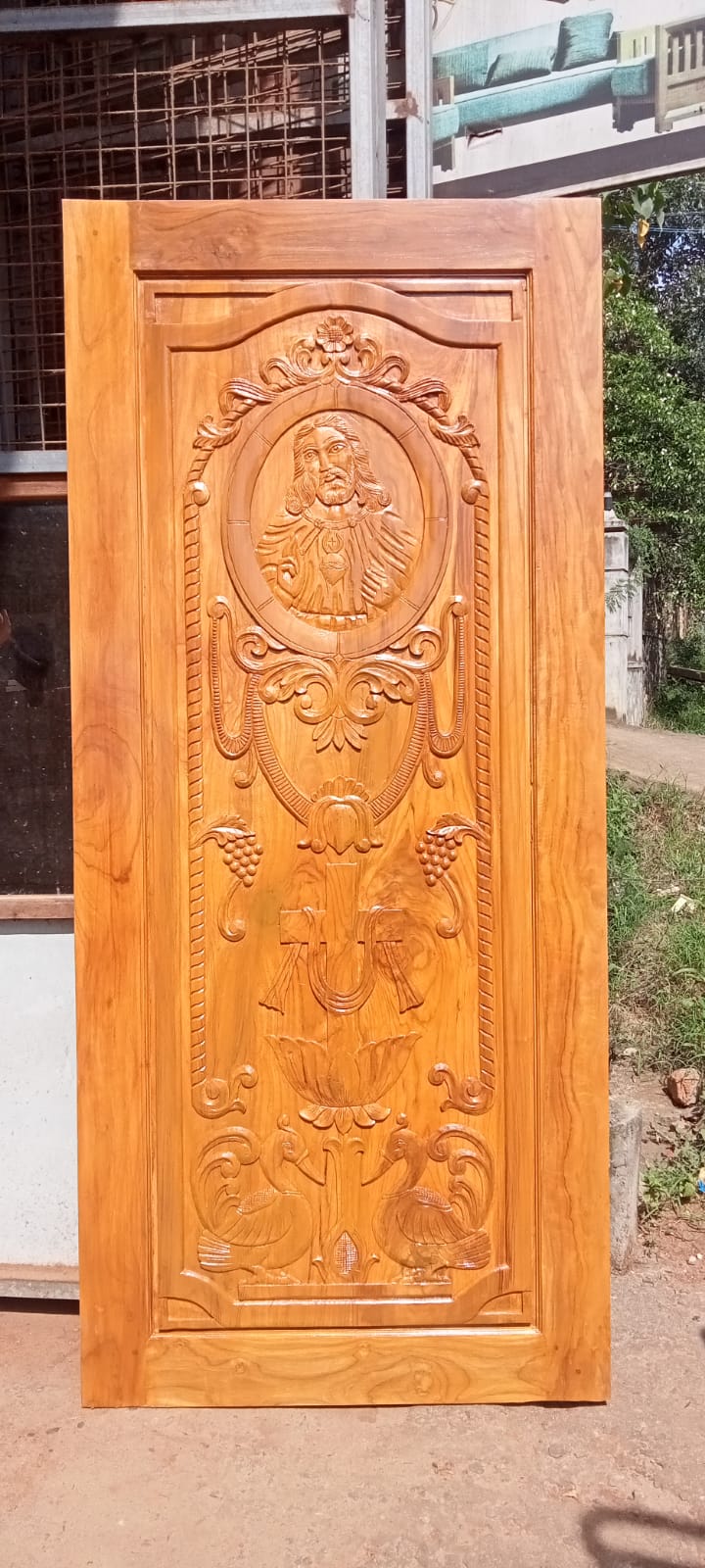 Teak Front door